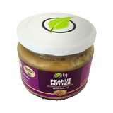 Peanut butter 100% Natural and Organic ingredients. Made with natural almonds and sweetened with agave syrup, 10 ounce Jar. - Peanaut Butter with Raisins and Cinnamon