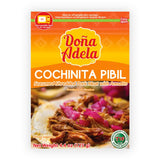 Doña Adela Ready to Eat, Mexican Food, no preservatives, no need to refrigerate (Cochinita 4 pack)