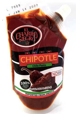El Charro Negro Chili Paste Concentrate, Assorted Flavors, 8 oz each pack - Chipotle Paste