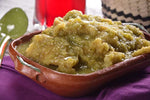 Comal Traditional Foods |Tasty and Flavorful Chicken, beef and pork - PorkRinds w/ GreenSauce(Chich. En SalsaVerde)