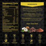AWA Nutrition Premium Andean Plant-Based Protein Powder (Ancestral Power: Cocoa + Coconut Cream + Coffee, 300 Gram)