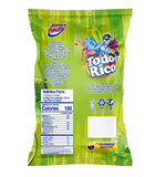 Super ricas flavored potato chips, plantain chips. Assorted styles. (Todo Rico pack, 6 units)