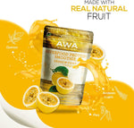 AWA Nutrition Superfood Protein Smoothie Powder Mix | Passion Fruit Natural Flavor | Gluten-Soy-Dairy Free | Vegan | Source of Vitamins & Smart Carbs | Made with Ancestral Superfoods