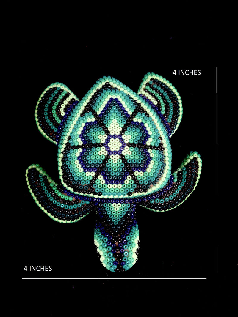 Load image into Gallery viewer, Turtle - Handmade Huichol Animals Beaded Original Mexican Art
