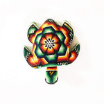 Handmade Huichol Turtle artwork .Mexican art