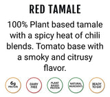 Doña Adela Tamale tasting pack , Red, Green and Habanero Tamale ,Ready to eat, 2 Pack of Each Flavor ( 6 Total )