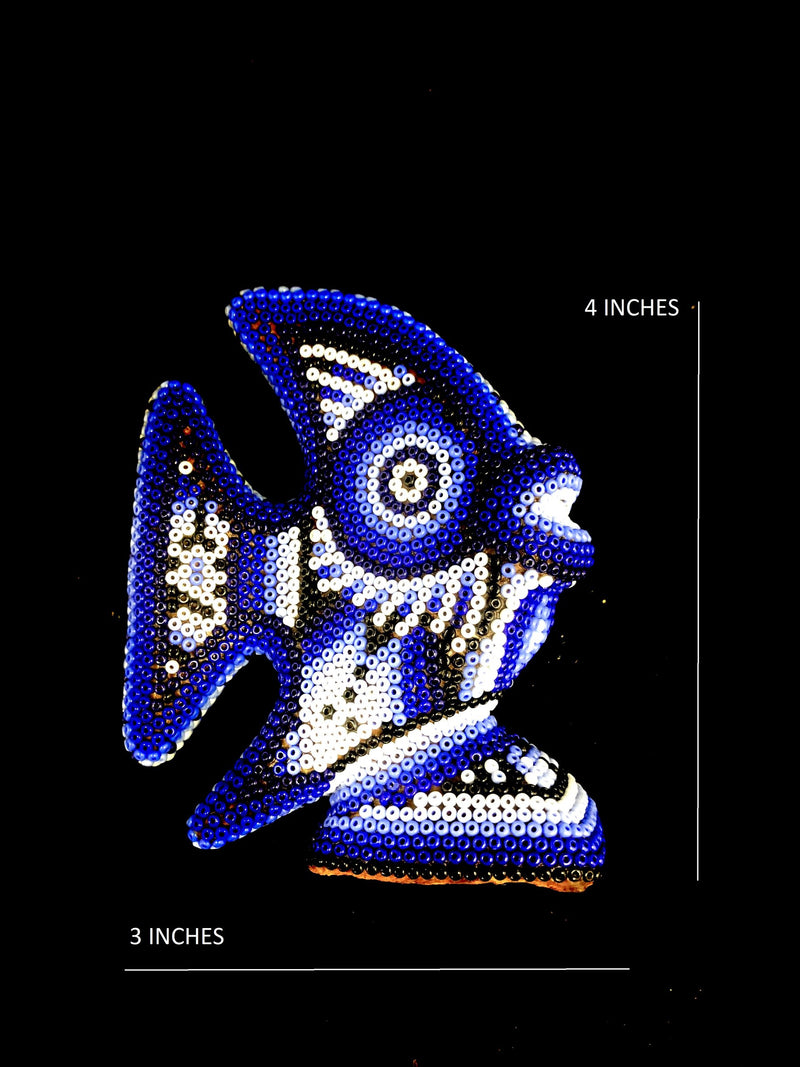 Load image into Gallery viewer, Fish - Handmade Huichol Animals Beaded Original Mexican Art
