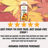 Stevien Keto Sugar Free Maple Syrup - Vegan - Low Carb - Gluten Free - Low Calorie - Sweetened with Organic Stevia - 3 Pack