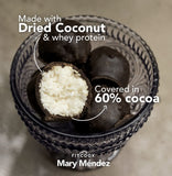 Fitcook Healthy Cocadas , Coconut Candy , Chocolate covered cocadas No Flour , Gluten Free,