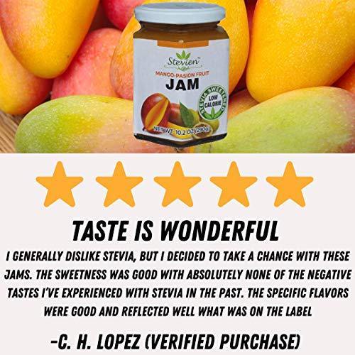 Load image into Gallery viewer, Stevien Sweet Peach Jam No Added Sugar - Keto and Diabetic Friendly, Vegan, Gluten Free, Made with Real Fruit - Sweetened with Organic Stevia
