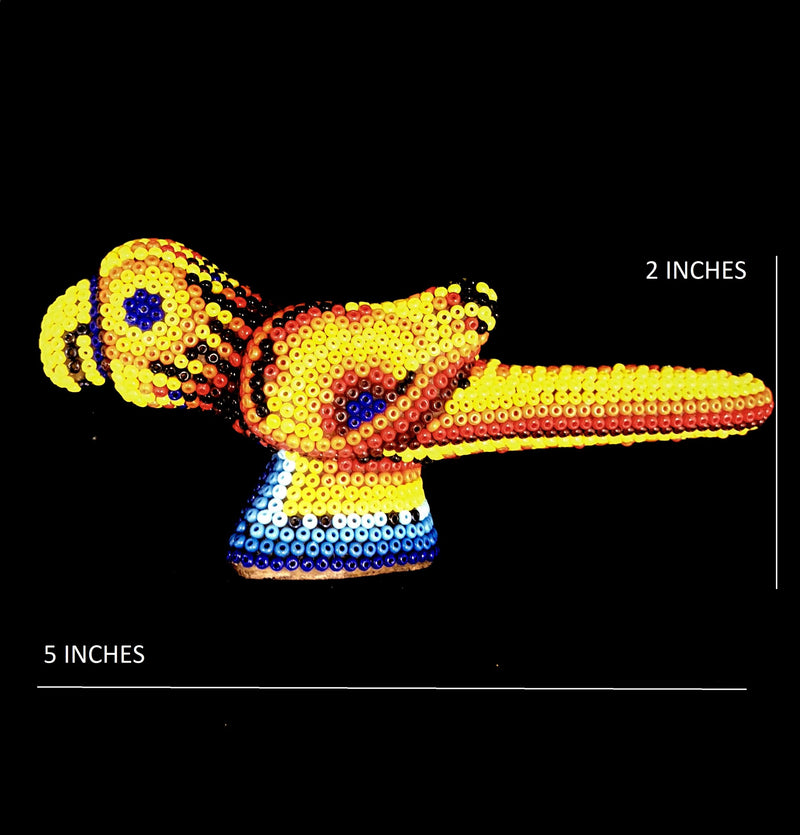 Load image into Gallery viewer, Parrot - Handmade Huichol Animals Beaded Original Mexican Art
