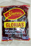 Glorias De Linares Milk Candy W/pecans Dulce De Leche Con Nuez Mexican 10 Pcs