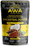 AWA Nutrition Premium Andean Plant-Based Protein Powder (Ancestral Power: Cocoa + Coconut Cream + Coffee, 300 Gram)