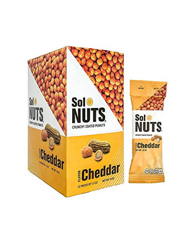 Cheddar - Crunchy Coated Peanuts 12 Pack - 18 oz