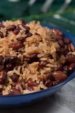 La Cocina de la Doña Precooked long grain Rice and Black beans/ Chicken Broth / rice and pinto beans (Black Beans/Pinto Beans/Chicken Broth w rice)