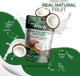 AWA Nutrition Superfood Protein Smoothie Powder Mix | Coconut Cream Natural Flavor | Gluten-Soy-Dairy Free | Vegan | Source of Minerals & Smart Carbs | Made with Ancestral Superfoods