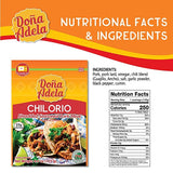 Doña Adela Ready to Eat, Mexican Food, no preservatives, no need to refrigerate (Chilorio 4 pack)