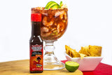 Mexico Lindo Picante Negra Xxxtra Hot Sauce | Scoville Unit Level 80,000 | Sugar Free | 5 Fl Oz Bottles