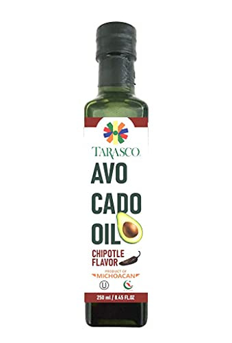 Load image into Gallery viewer, Tarasco tasty avocado oil 250ml each bottle. Assorted Flavors. Kosher, Non GMO, Halal and BRC (Chipotle, 1 pack)
