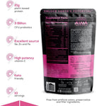 AWA Nutrition Premium Andean Plant-Based Protein Powder | Andean Berries: Andean Blackberry +Goldenberry + Wild Andean Blueberry | Gluten-Soy-Dairy Free | KETO & Vegan | Made with Ancestral Superfoods