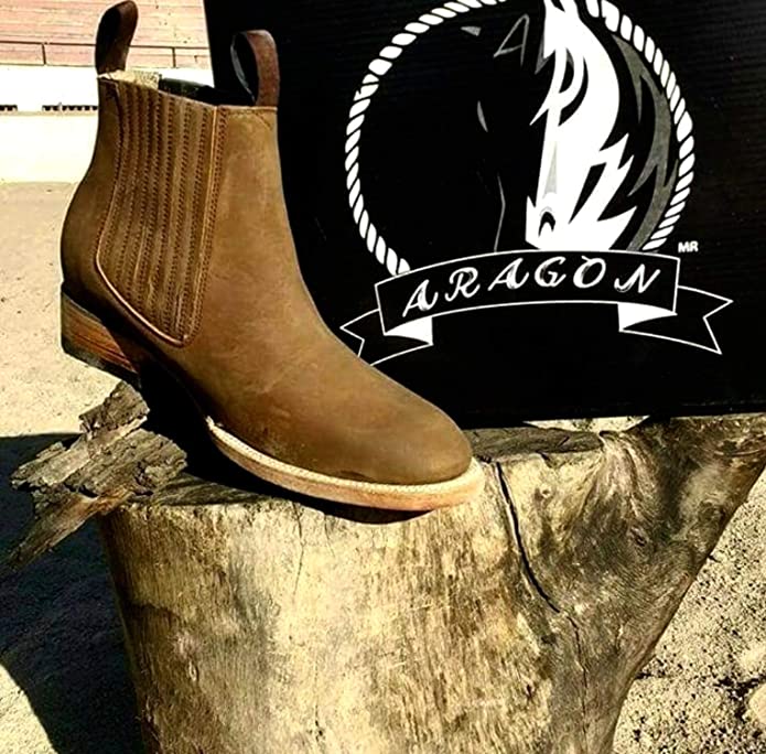 Load image into Gallery viewer, ARAGON CHELSEA BOOTS, Ankle Leather Boots, Men’s Boots. 101 MODEL
