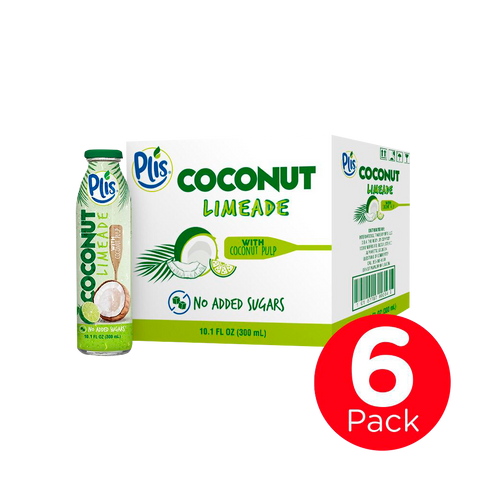 PLIS COCONUT LIMEADE WITH COCONUT PULP 6 PACK