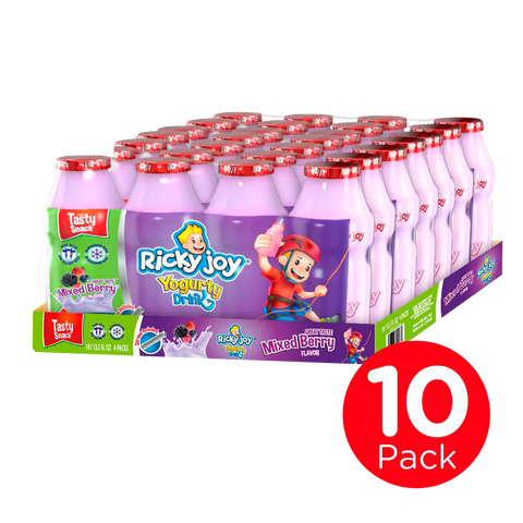 Ricky Joy ® Yogurty Drink Mixed Berry Flavor 10 packs