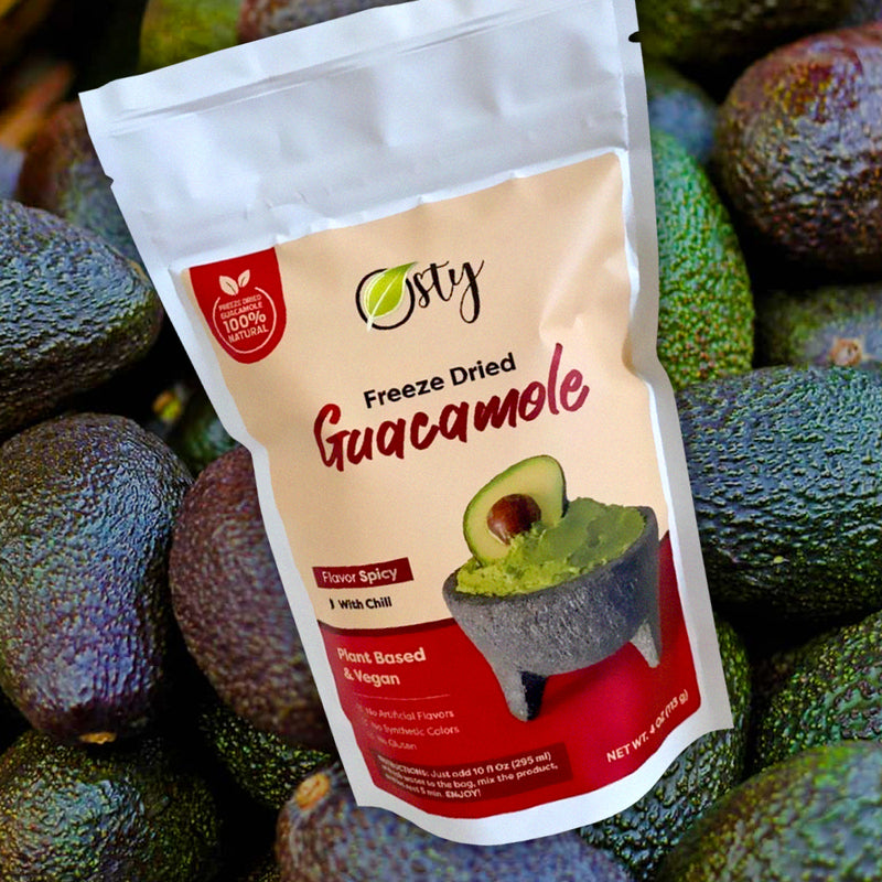 Load image into Gallery viewer, Osty Freeze Dried Guacamole Spicy
